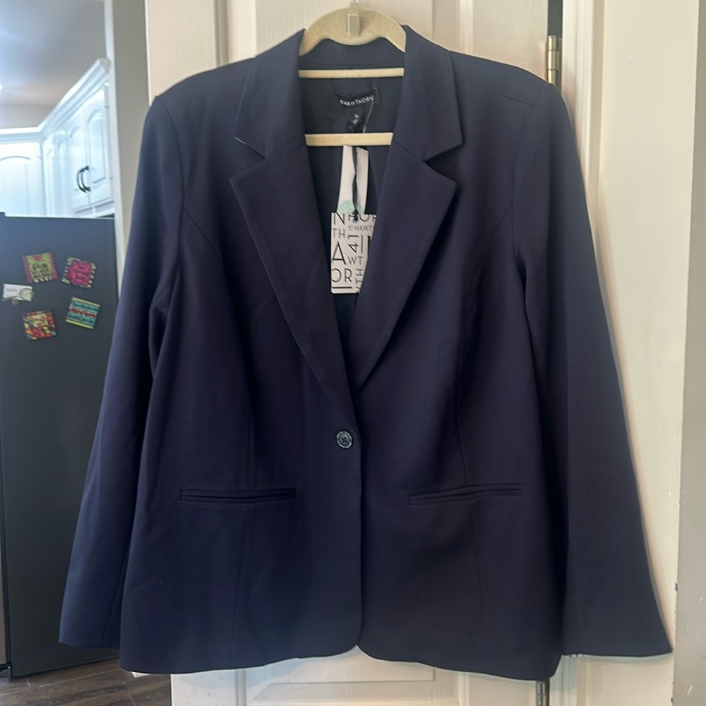 41 Hawthorn Navy Single-Button Blazer